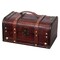 Vintiquewise Decorative Vintage Wood Treasure Box with Handle and Small Padlock QI003004.SO.LK - alternate 2